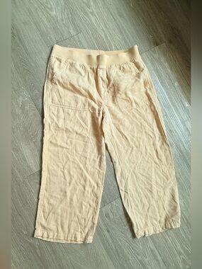 St. John's Bay Cream Pull-On Crop Pants
